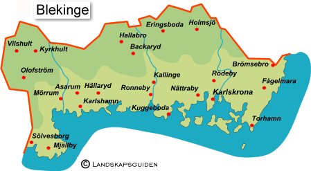 Famgus Vykort: Blekinge, 1940- och 50-talen i färg