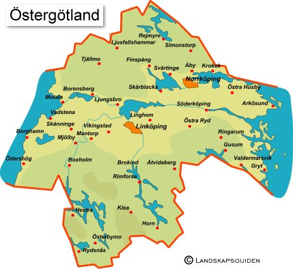 Famgus Vykort: Östergötland, 1940- och 50-talen i färg